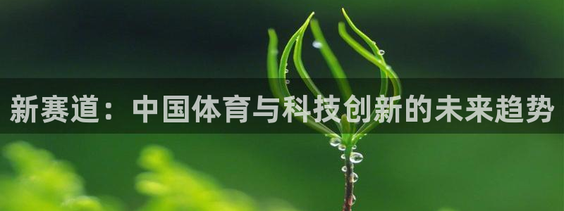 yy易游官网下载招商电话号码查询是多少:新赛道:中国体育与科